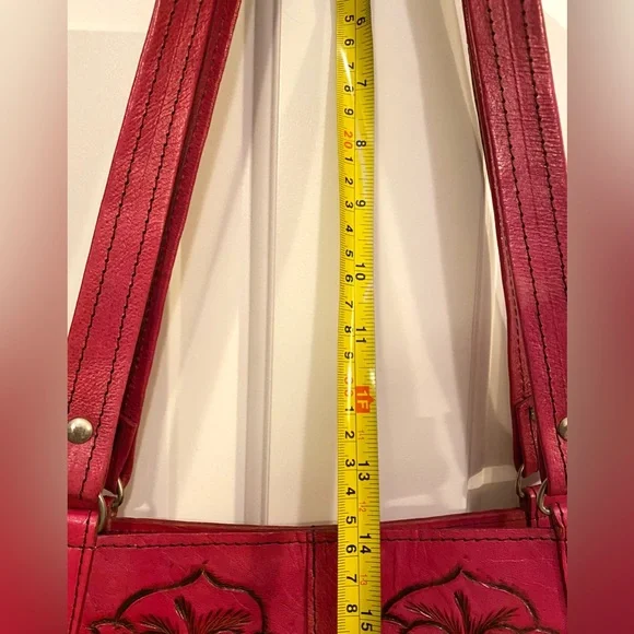 Authentic leather pink purse - Picture 11 of 15